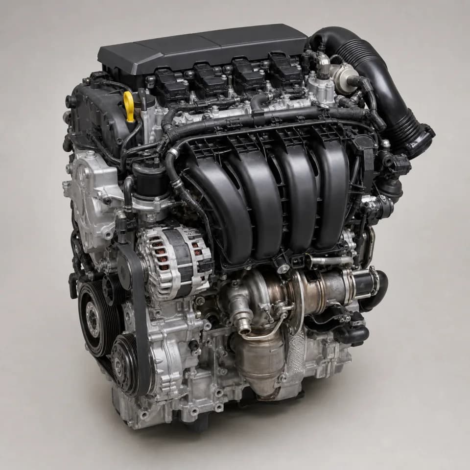 Representación visual del motor 2.0 TSI · 4ª generación (GLI)