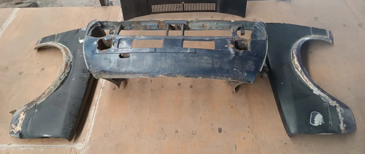 Kit para conversion a faro redondo para MK1 Marco de radiador salpicaderas y cofre — foto 1 de 4