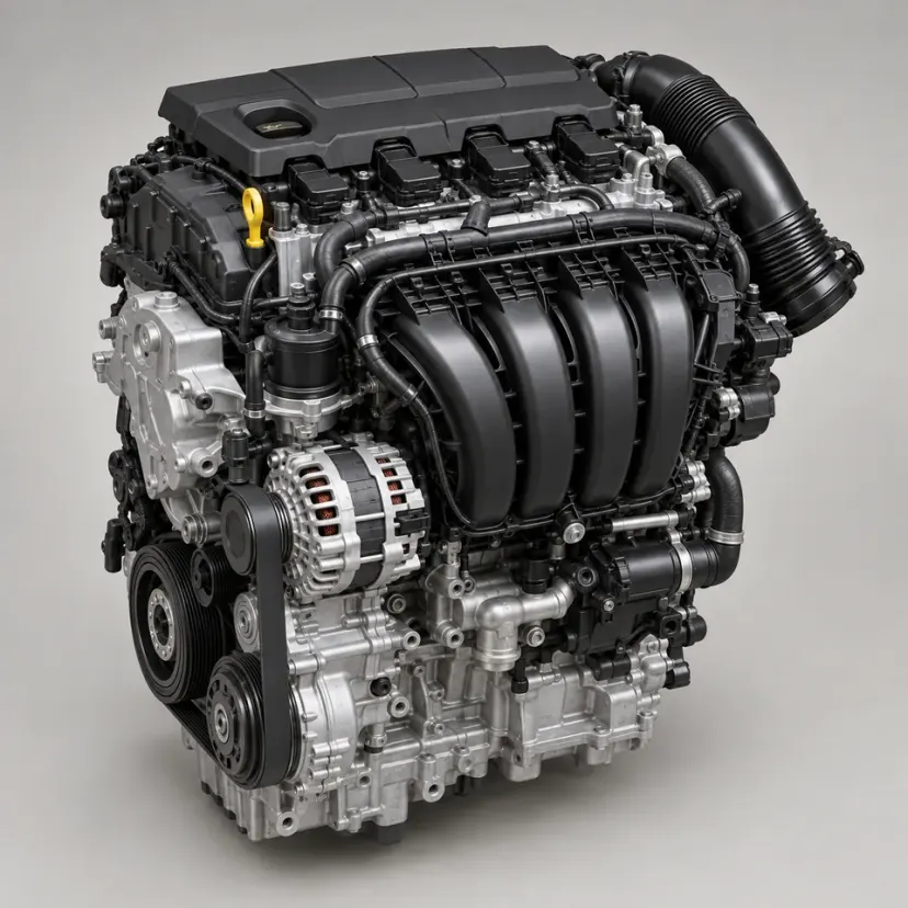 Representación visual del motor 2.0 TSI · 4ª generación (GLI)